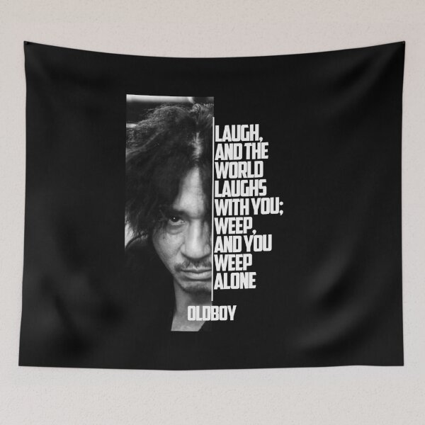 Item preview, Oldboy Quote Typography (Laugh & Weep) designed and sold by Enea Kelo.