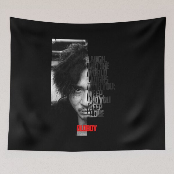 Item preview, Oldboy Quote Typography (Laugh & Weep) designed and sold by Enea Kelo.