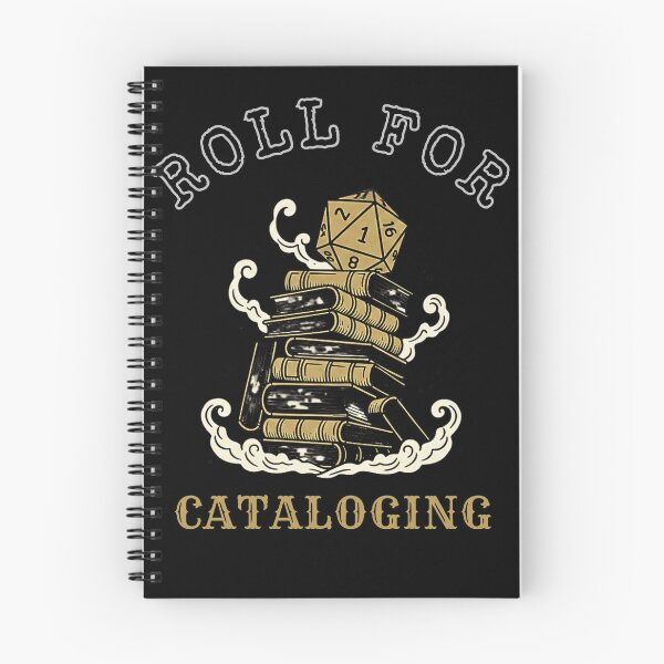 Item preview, Roll for Cataloging - Funny Librarian Critical Fail DND Gift designed and sold by The Arcane Archives.