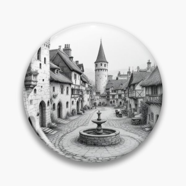 Item preview, Village in Aveyron (France - Aveyron) designed and sold by jefboutique6150.