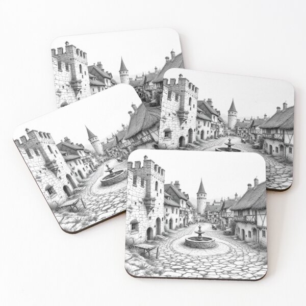 Item preview, Village in Aveyron (France - Aveyron) designed and sold by jefboutique6150.