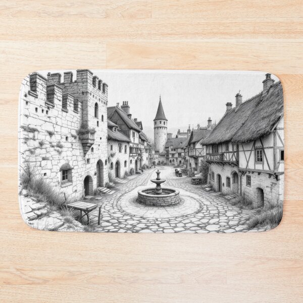 Item preview, Village in Aveyron (France - Aveyron) designed and sold by jefboutique6150.