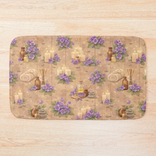 Item preview, Spa and Lavender Pattern designed and sold by juthamas8426.