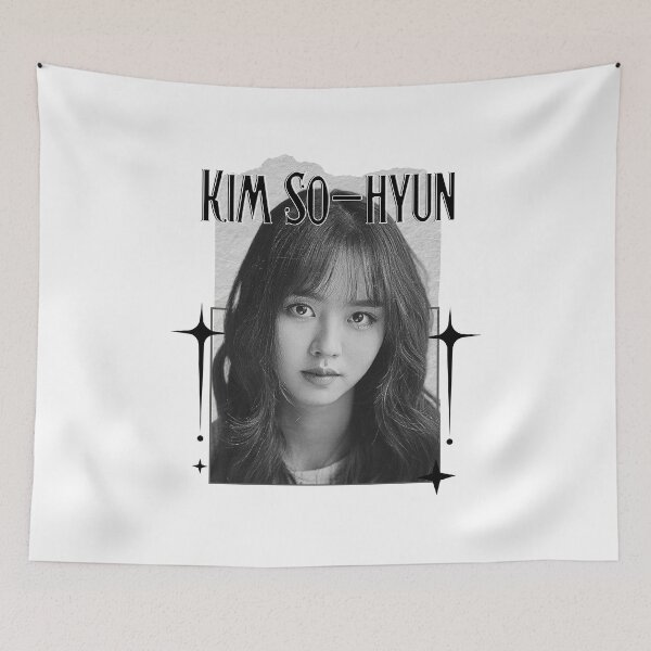 Item preview, Kim So-hyun (김소현) Korean actress South Korean celebrity K-drama star Korean film Scrapbook Collage Cozy Y2K Vintage Design designed and sold by HELL0WBELLO.