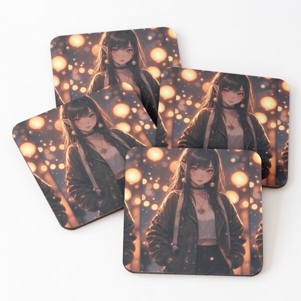 Item preview, Anime elf girl on New Year's designed and sold by ArtsJulian.