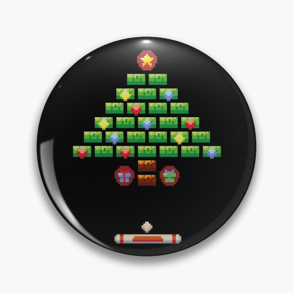 Item preview, Retro Brick Breaker - Christmas Tree designed and sold by ProjetF.