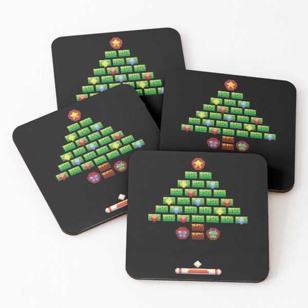 Item preview, Retro Brick Breaker - Christmas Tree designed and sold by ProjetF.
