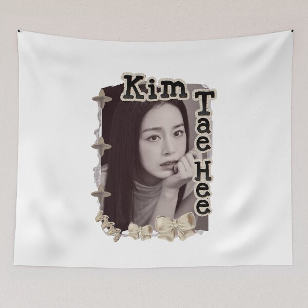 Item preview, Kim Tae-hee (김태희) Korean actress South Korean celebrity K-drama star Korean film Scrapbook Collage Cozy Y2K Vintage Design designed and sold by HELL0WBELLO.