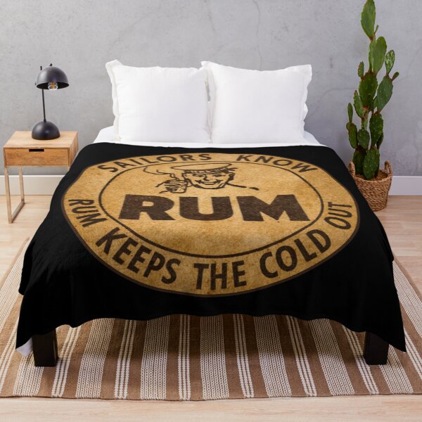 Item preview, Vintage WW2 British Navy Ration Sailors Know Rum Keeps the Cold Out designed and sold by MilitaryMart.