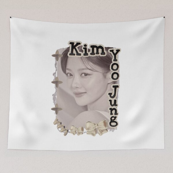 Item preview, Kim Yoo-jung (김유정) Korean actress South Korean celebrity K-drama star Korean film Scrapbook Collage Cozy Y2K Vintage Design designed and sold by HELL0WBELLO.
