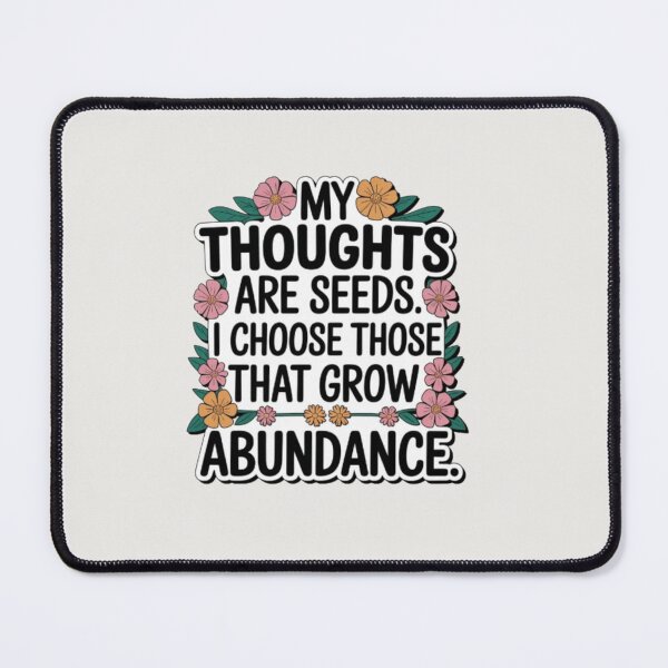 Item preview, Floral Manifestation quote designed and sold by aqua1001.