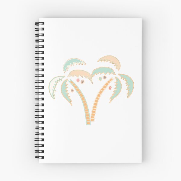 Item preview, pastel palm tree duo designed and sold by WildDesignNZ.