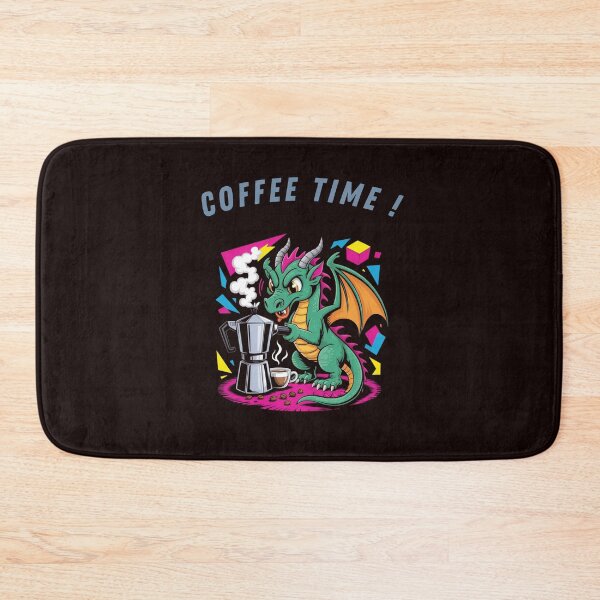 Item preview, Coffee‑Powered Dragon funny barista design  designed and sold by Logiprint.