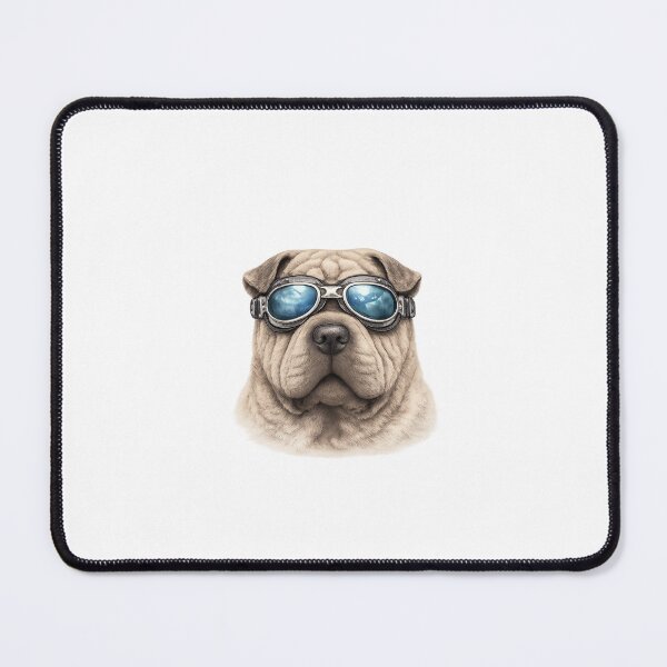Item preview, Chinese Shar-Pei with Goggles - The Dog You Chose designed and sold by DogYouChose.