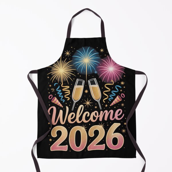 Item preview, Hello 2026 – Happy New Year Celebration Design designed and sold by DreamOnShirts.