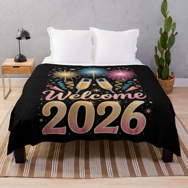 Item preview, Hello 2026 – Happy New Year Celebration Design designed and sold by DreamOnShirts.