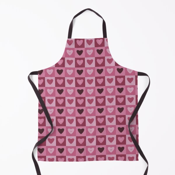 Item preview, Love hearts loving pink romantic Checker board patterns designed and sold by wenjunior.