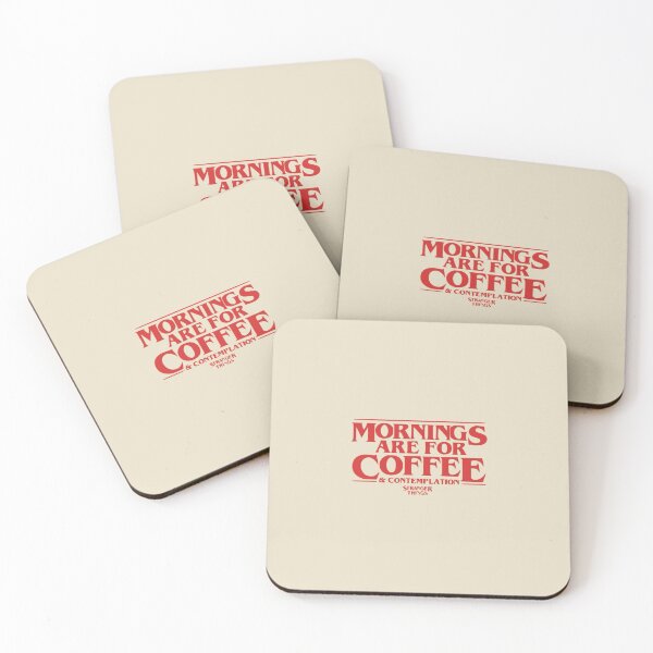 Item preview, Mornings Are For Coffee Typography Poster designed and sold by Adronia.