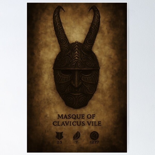 Item preview, Masque of Clavicus Vile - Skyrim designed and sold by My Artprintz.