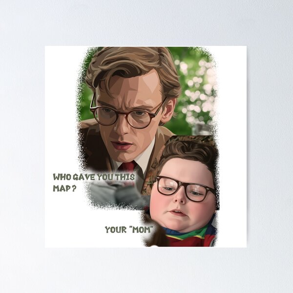 Item preview, Henry and Derek strange funny scene | Who gave you this map "Your Mom" | Funny 80s Supernatural Comeback Quote | Retro Stranger-Inspired Humor Art designed and sold by Fandom Universe.