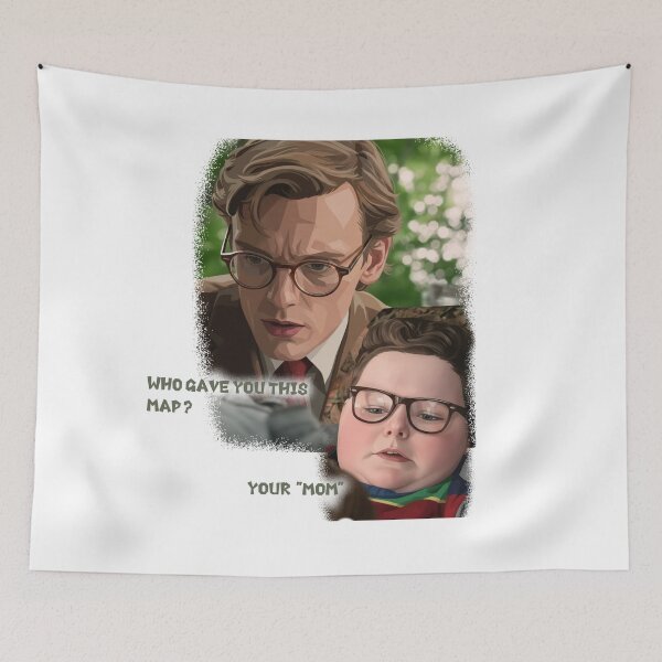 Item preview, Henry and Derek strange funny scene | Who gave you this map "Your Mom" | Funny 80s Supernatural Comeback Quote | Retro Stranger-Inspired Humor Art designed and sold by Fandom Universe.