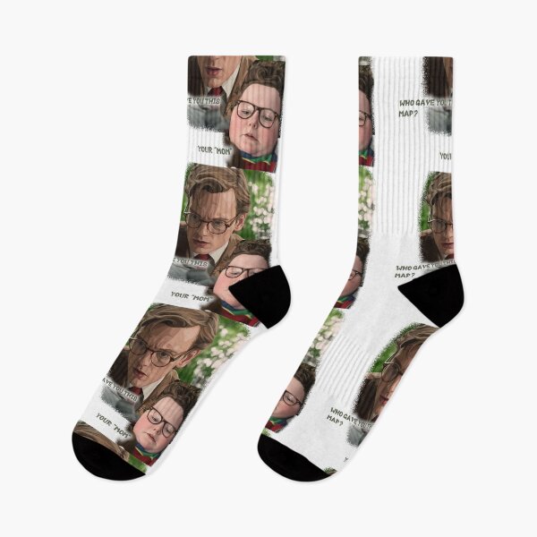 Item preview, Henry and Derek strange funny scene | Who gave you this map "Your Mom" | Funny 80s Supernatural Comeback Quote | Retro Stranger-Inspired Humor Art designed and sold by Fandom Universe.