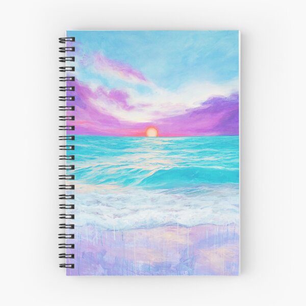 Item preview, Summer colorful beach ocean sunrise  designed and sold by Byearion.