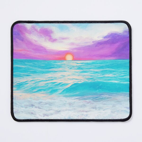 Item preview, Summer colorful beach ocean sunrise designed and sold by Byearion.