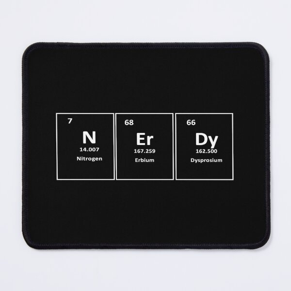 Item preview, Nerdy Chemistry Elements Design – Nitrogen, Erbium & Dysprosium | Science & Geek Humor designed and sold by sciencefacts.
