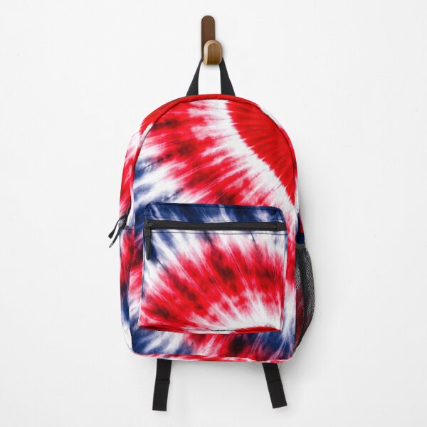 Item preview, Red White & Blue Heart Tie Dye Burst Background – Patriotic Love Spiral Valentine  designed and sold by SezzyDesigns.