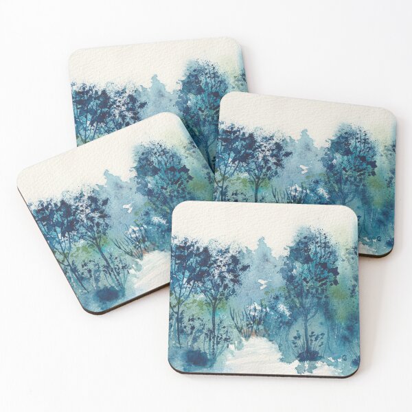 Item preview, Water in a Blue Forest designed and sold by The Elderberry Blossom.
