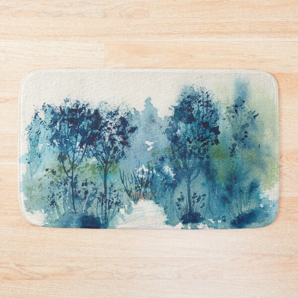 Item preview, Water in a Blue Forest designed and sold by The Elderberry Blossom.