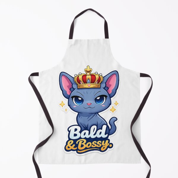 Item preview, Bald & Bossy Cute Cat Queen designed and sold by Furvisors.