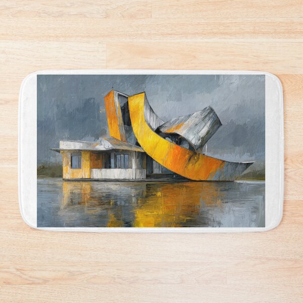 Item preview, Designing Future Waterfront Cities Through Curved Architecture and Reflective Form designed and sold by OlfactoART Studio.