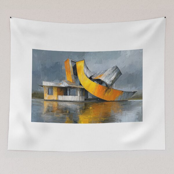 Item preview, Designing Future Waterfront Cities Through Curved Architecture and Reflective Form designed and sold by OlfactoART Studio.