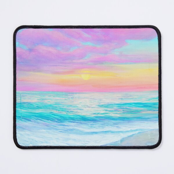 Item preview, Pastel Colorful Coastal beach sunset designed and sold by Byearion.
