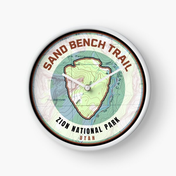 Item preview, Zion Souvenir Map - Sand Bench Trail designed and sold by Willz Designz.