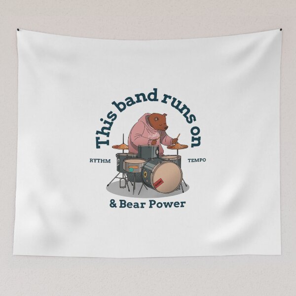 Item preview, This Band Runs On Bear Power T-Shirt designed and sold by BdawgsFactory.