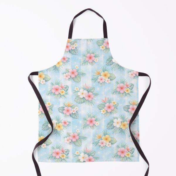 Item preview, Tropical Floral Pattern on Light Blue designed and sold by juthamas8426.