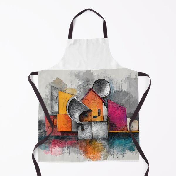 Item preview, Imagining Future Cities Through Geometric Architecture and Vibrant Color Systems designed and sold by OlfactoART Studio.