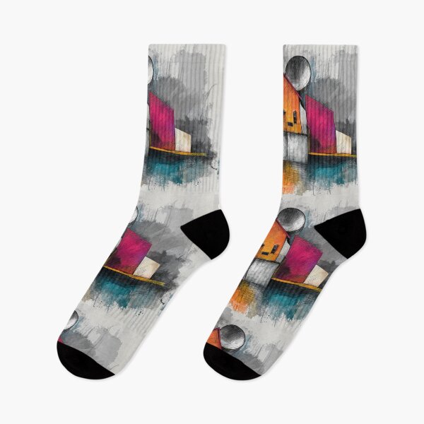 Item preview, Imagining Future Cities Through Geometric Architecture and Vibrant Color Systems designed and sold by OlfactoART Studio.