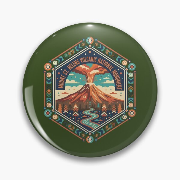 Item preview, Mount St Helens  designed and sold by Broken Antler Designs .