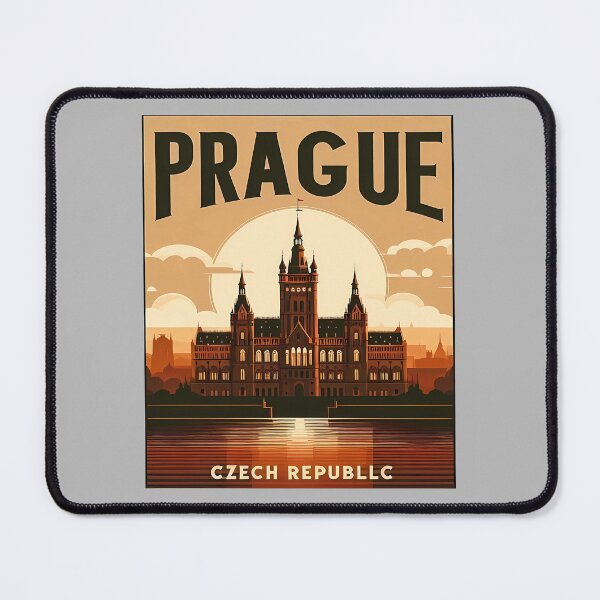 Item preview, Prague Czech Republic Travel Poster 1 designed and sold by sky11PP.