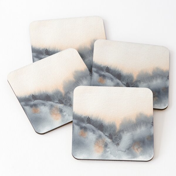 Item preview, Misty Winter Pine Forest at Dawn designed and sold by The Elderberry Blossom.