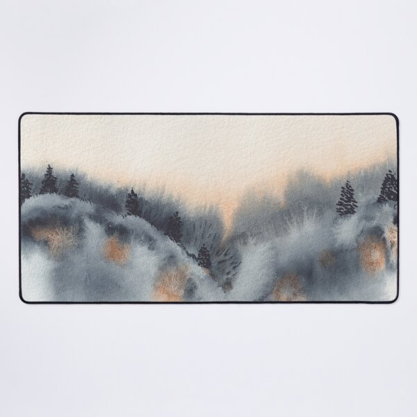 Item preview, Misty Winter Pine Forest at Dawn designed and sold by The Elderberry Blossom.