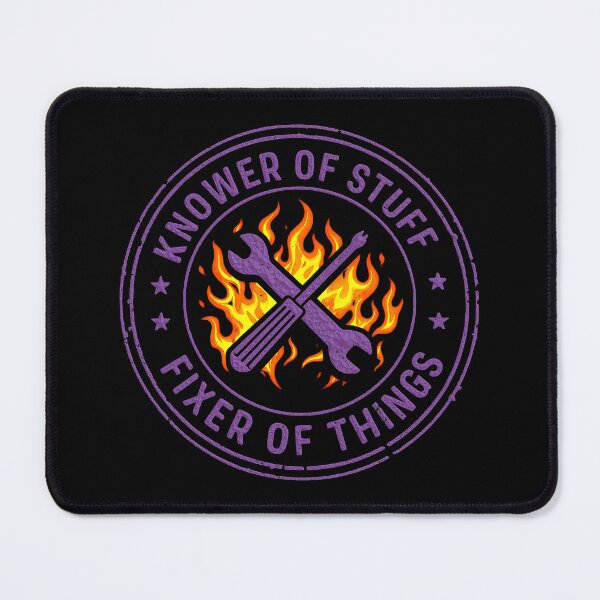 Item preview, Knower of Stuff Fixer of Things designed and sold by gear-posters.