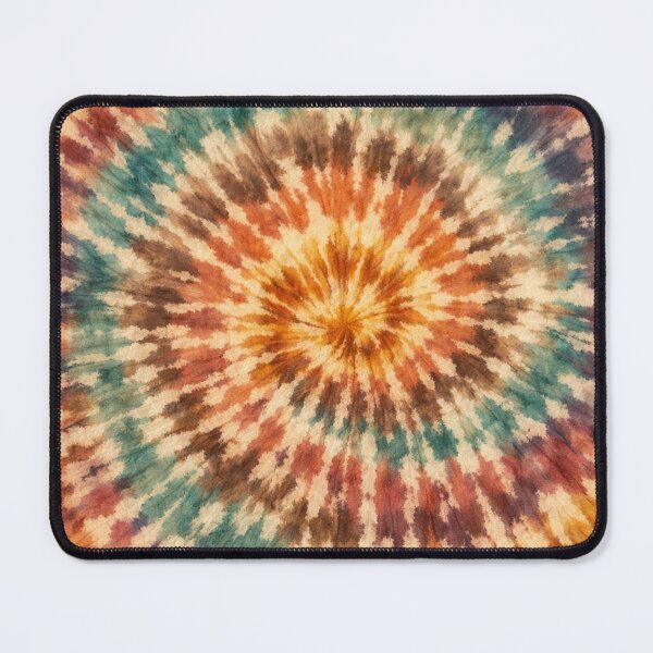 Item preview, Boho Watercolor Tie Dye Spiral Background – Earthy Rust Mustard Teal Vintage Hippie Digital Paper  designed and sold by SezzyDesigns.