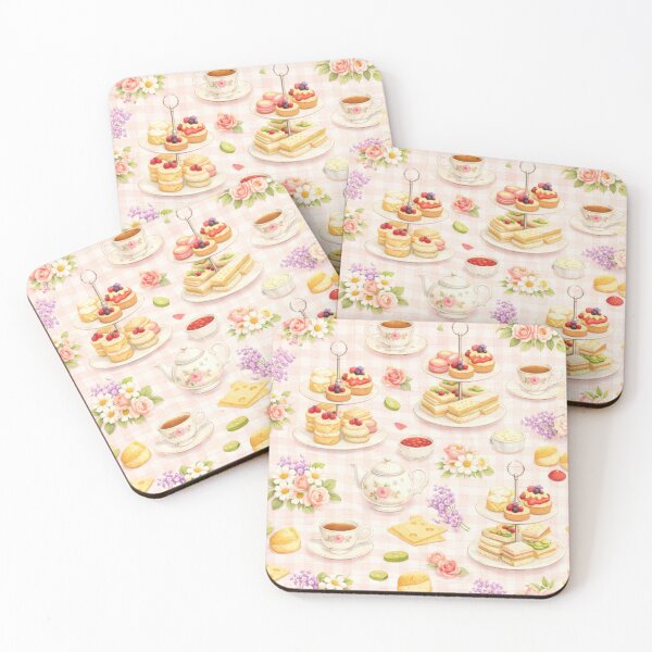 Item preview, Afternoon Tea Dessert Pattern designed and sold by juthamas8426.