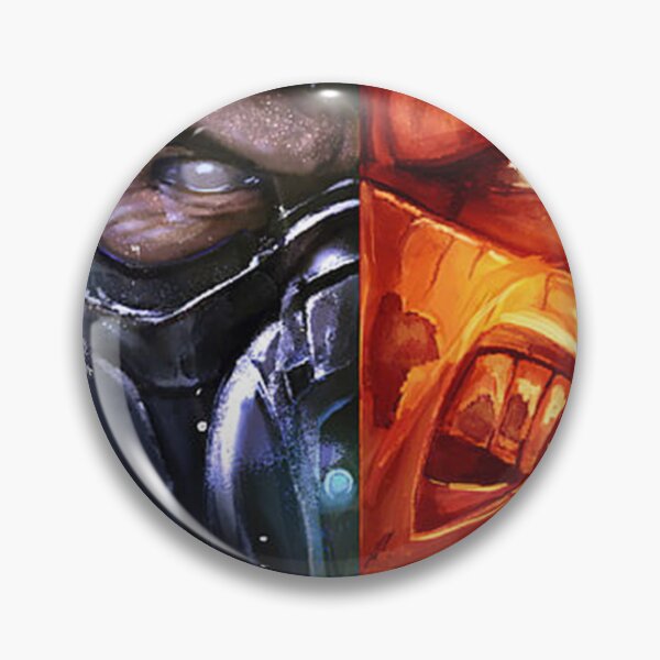 Item preview, Mortal Kombat Subzero and Scorpion – Clash of Ice and Fire designed and sold by Fei Long Design Hub.