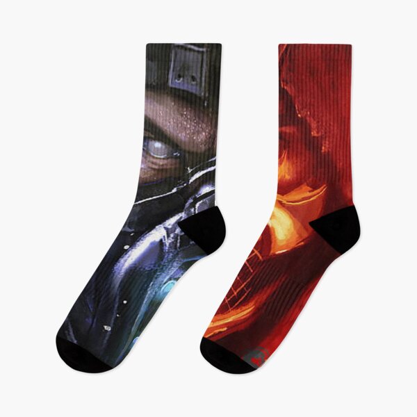 Item preview, Mortal Kombat Subzero and Scorpion – Clash of Ice and Fire designed and sold by Fei Long Design Hub.